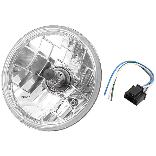 【USA在庫あり】 DRAG ヘッドライト 5.75インチ H4 55/60W クリアレンズ 0901-0577 HD店