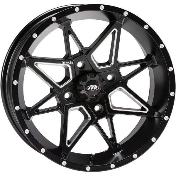 Rakuten - 【USA在庫あり】 ITP ホイール トルネード 15X7 4/110 つや消し黒 0230-0779 HD