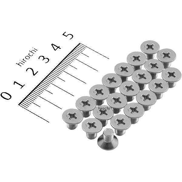 【メーカー在庫あり】 エスコ ESCO M5x 8mm 皿頭小ねじ ステンレス/有磁性/20本 00...