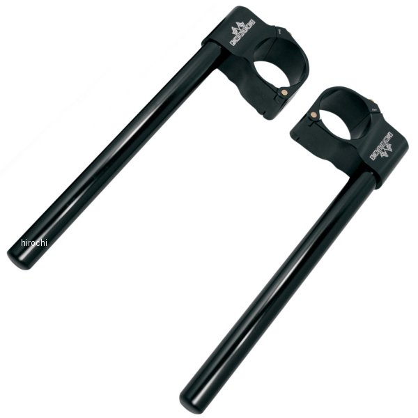 【USA在庫あり】 パワースタンドレーシング Powerstands Racing ハンドルバー クリップオン 43mm 黒 左右ペア 0601-1102 HD店