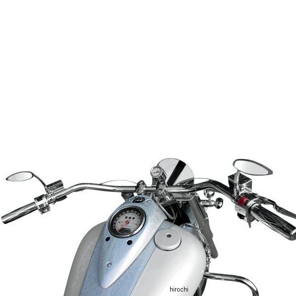 KAWASAKI - 【USA在庫あり】 バロン BARON 1インチ ハンドルバー 4インチ スター クローム 0601-0995 HD店