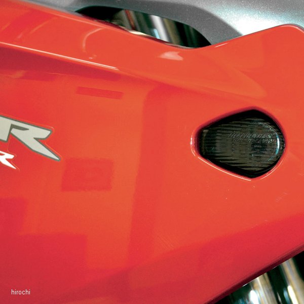 【USA在庫あり】 ホットボディーズ Hotbodies フロント マーカーライト 埋め込み型 スモーク 11年-13年 CBR250R 2040-1204 HD店