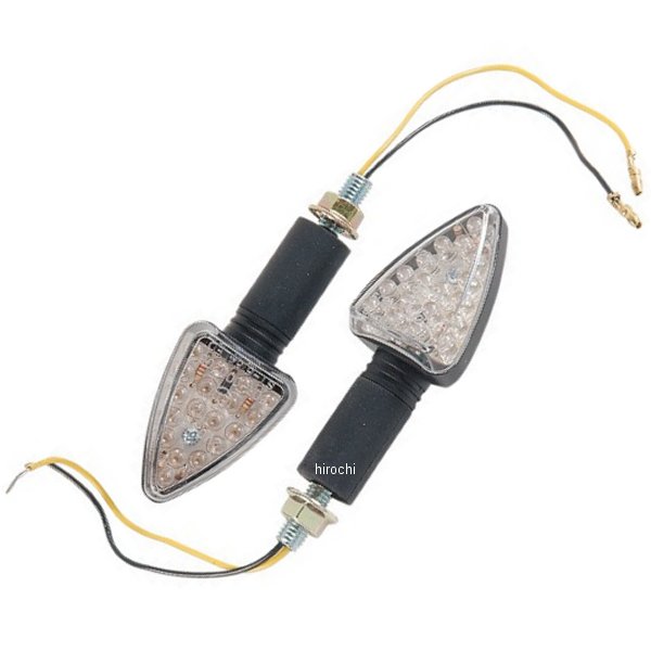 【USA在庫あり】 K&S ケーアンドエス 汎用 ミニ LED マーカーライト L95mmxW-38mm 黒/クリア 2040-0098 HD店