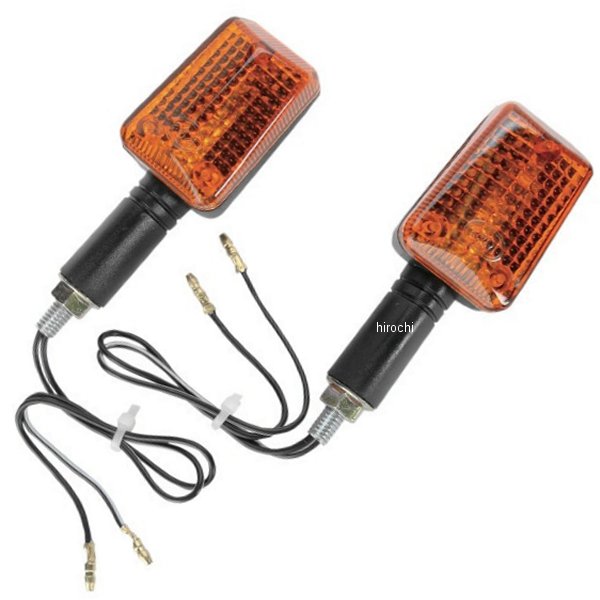 【USA在庫あり】 K&S ケーアンドエス 汎用 ミニ マーカーライト L95mmxW-38mm 黒/アンバー 25-8128 HD店