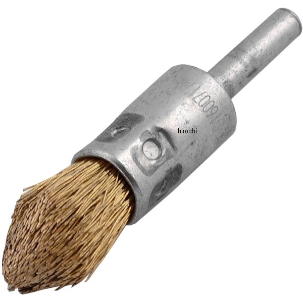 【メーカー在庫あり】 エスコ ESCO 15mm/6.0mm軸 軸付ブラシ 筒型・真鍮製 000012201057 HD店