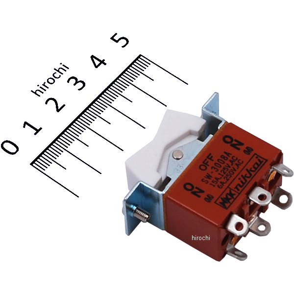 【メーカー在庫あり】 エスコ ESCO 125V/15A 2極双投/ロッカースイッチ 0000122019...
