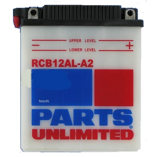 【USA在庫あり】 パーツアンリミテッド Parts Unlimited 液別 耐久バッテリー 開放型 12V YB12AL-A2 RCB12AL-A2 HD店