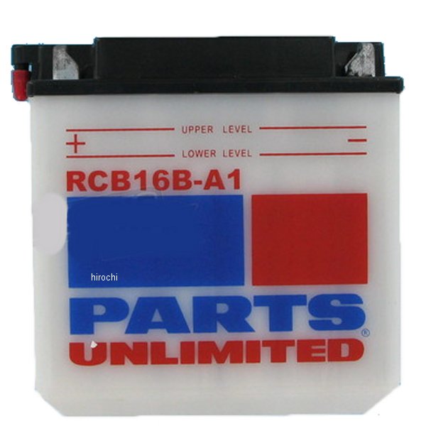 【USA在庫あり】 パーツアンリミテッド Parts Unlimited 液別 耐久バッテリー 開放型 12V YB16BA1 RCB16B-A1 HD店
