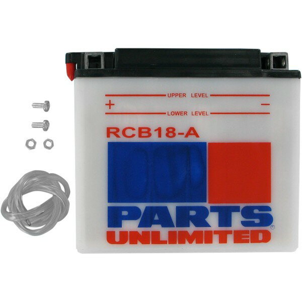 【USA在庫あり】 パーツアンリミテッド Parts Unlimited 液別 耐久バッテリー 開放型 12V YB18-A RCB18-A HD店