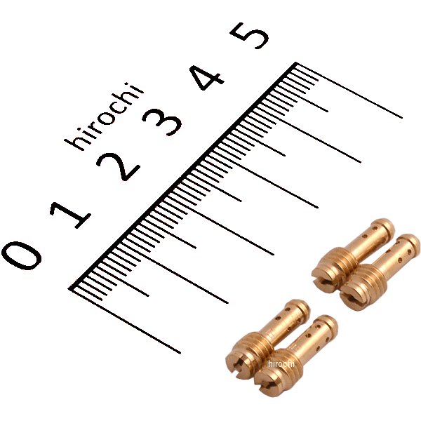 ・ミクニ パイロットジェット VM22/ 210。・全幅(直径)4mm x 全長14mm。・#32.5・ミクニ VM、TM、TMXキャブ用。・4個入り。・日本製。VM22/210-32.5楽天 HD店