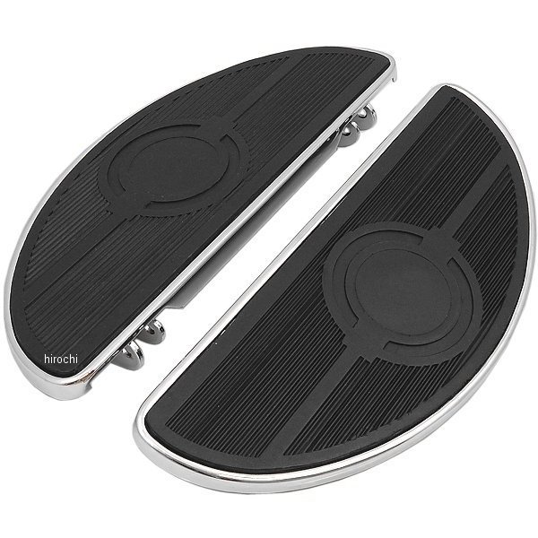 【USA在庫あり】 DRAG ドライバーフットボード ハーフムーン クローム 1621-0161 HD店