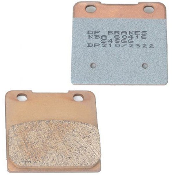 【USA在庫あり】 DPブレーキ DP Brakes ブレーキパッド フロント/リア 84年-86年 VL1500、GS1100 (標準シンタード) DP-210 HD店