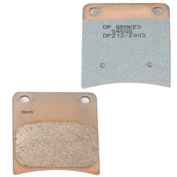 【USA在庫あり】 DPブレーキ DP Brakes ブレーキパッド フロント/リア 86年-87年 GV1400、GSX750 (標準シンタード) DP-212 HD店