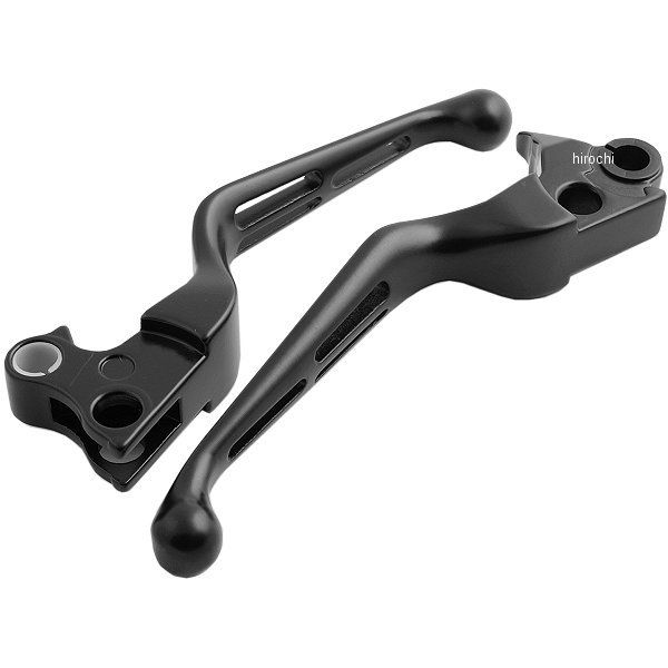 【USA在庫あり】 DRAG レバーセット スロット 96年以降 BigTwin 黒(つや消し) 0610-0142 HD店