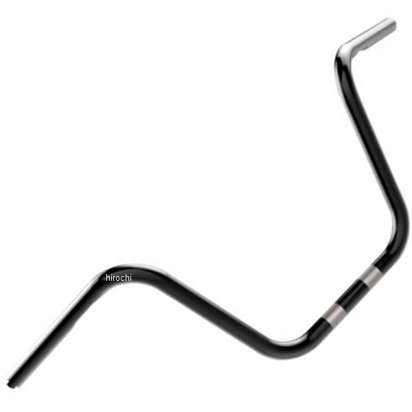 ・エンドライズ 8.13インチ(207mm)、全幅 32.8インチ(833mm)、センター幅 6.35インチ(161mm)、プルバック 7.19インチ(183mm)。・14ゲージの鋼管。・ハーレー標準装備ライザーのスリップを防止するためにダイヤモンドローレット加工を施しています。・アメリカ製。300819楽天 HD店　