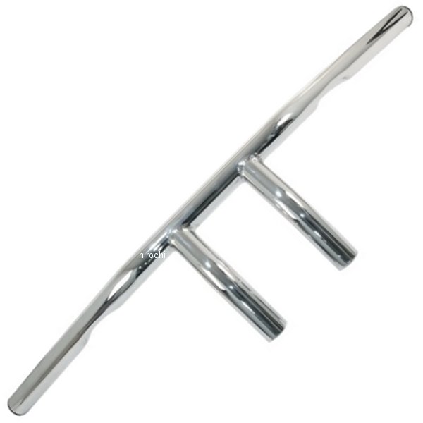 【USA在庫あり】 エムゴ EMGO 1インチ ハンドルバー 4インチ T-Bar クローム ディンプル有り 0601-3309..