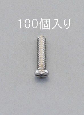 【メーカー在庫あり】 エスコ ESCO M1.4x3.0mm鍋頭小ねじ 0番1種/ステンレス/100本 000012202384 HD店