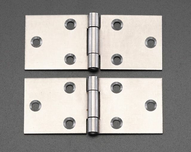 【メーカー在庫あり】 エスコ(ESCO) 38x 90mm 横長丁番 ステンレス製/2個 000012093241 JP