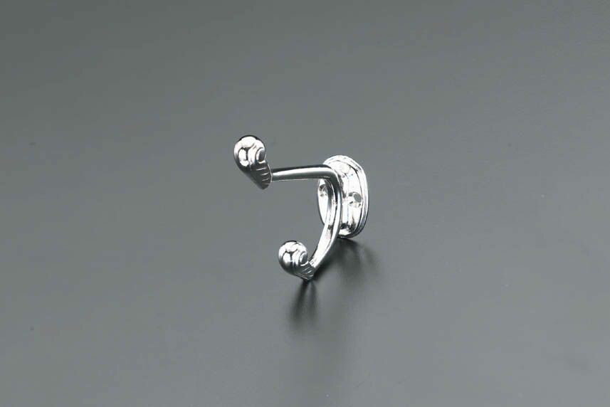 【メーカー在庫あり】 エスコ(ESCO) 78x70mm 2段フック 亜鉛合金/ニッケルメッキ 000012055566 JP