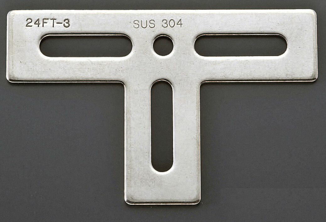 【メーカー在庫あり】 エスコ ESCO 43x130x93mm T型連結金具 ステンレス製 000012221659 HD店