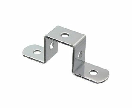 【メーカー在庫あり】 エスコ(ESCO) 19x 73mm Ω型連結金具 スチール製 000012221742 HD