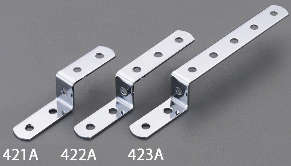 【メーカー在庫あり】 エスコ(ESCO) 127 x 19mm Z型連結金具 スチール製 000012221834 JP