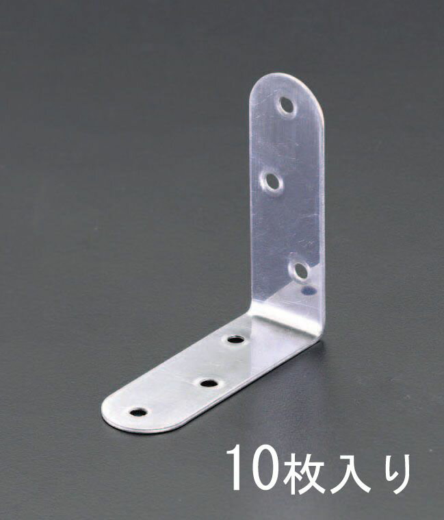 【メーカー在庫あり】 エスコ(ESCO) 50x 50x 18 mm 隅 金 ステンレス製/10個 000012066701 JP