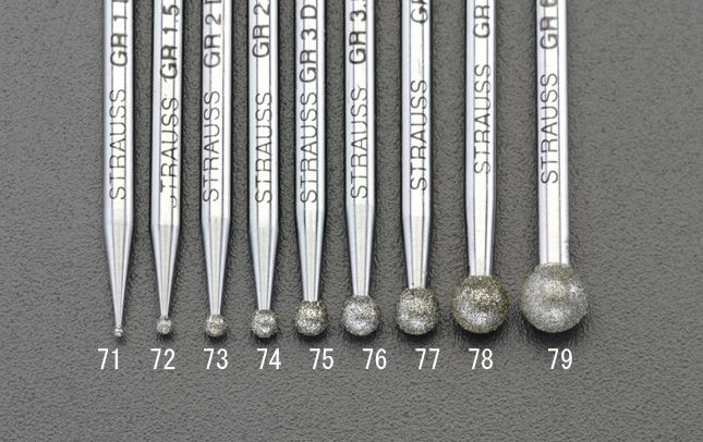 【メーカー在庫あり】 エスコ ESCO φ6.0mm CBNバー 丸/3mm軸 000012089728 HD店