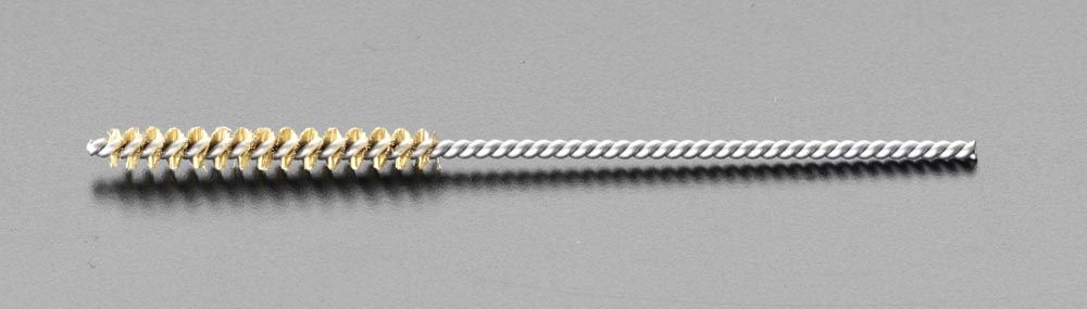 ●材質…軸：ステンレス、ブラシ：真鍮●全長…74mm●軸径…約1.6mm●ブラシ径…3.6mm●ブラシ長…25mmシングルねじり、シングルステム型小径サイズの穴のバリ取りや研磨、クリーニング等に。000012075160楽天 HD店　