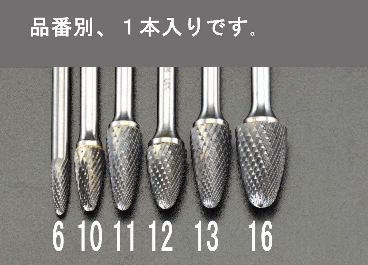 【メーカー在庫あり】 エスコ ESCO 6 x16mm/ 6mm軸 超硬カッター 000012019901 HD
