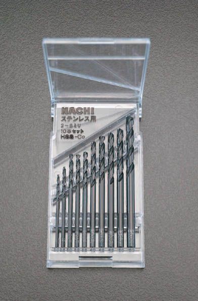 【メーカー在庫あり】 エスコ ESCO 2.0- 6.0mm ドリルセット 10本組/Co-HSS 000012...