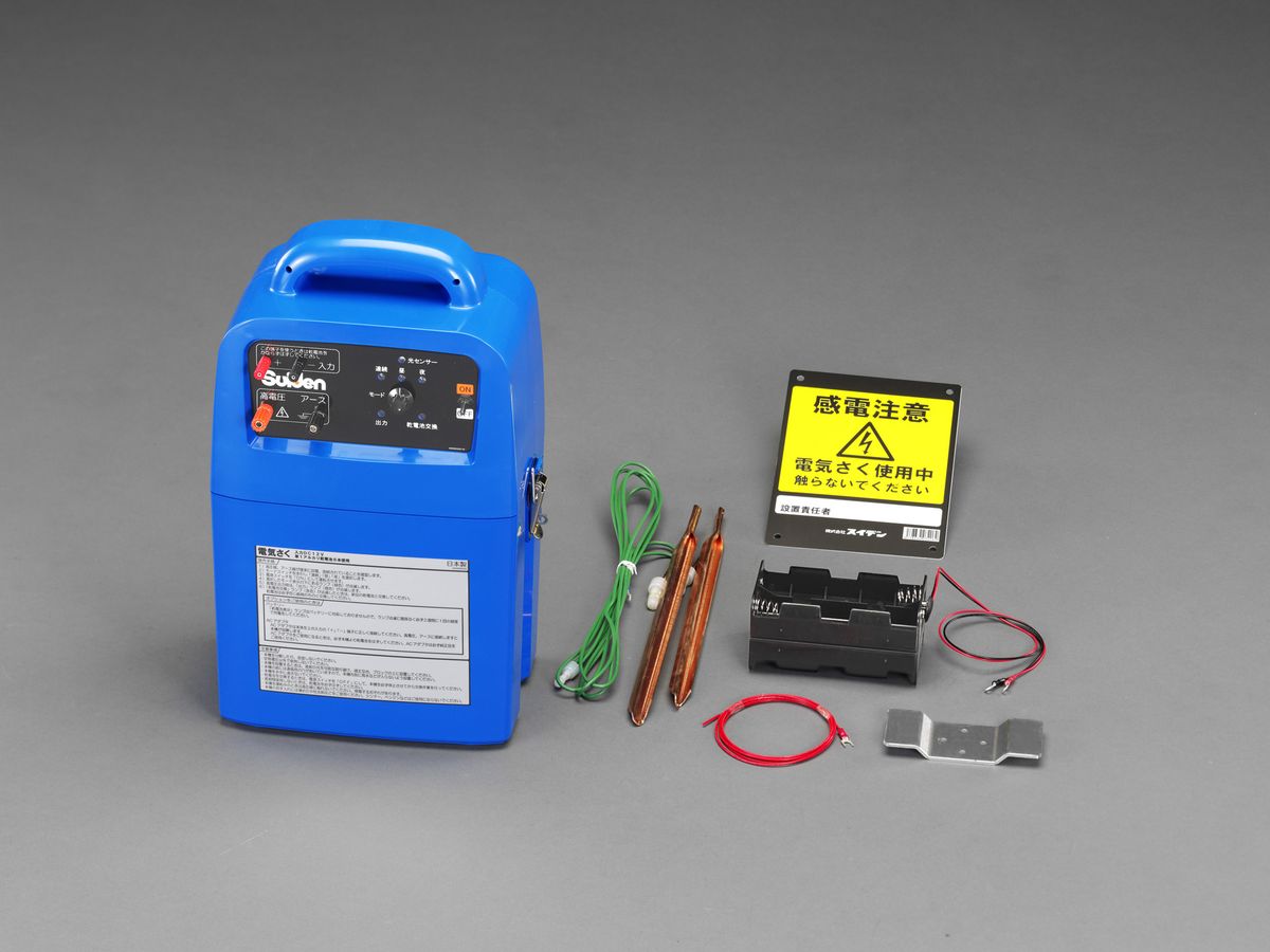 【メーカー在庫あり】 エスコ ESCO DC12V/単1x8本 電気ショック発生機 乾電池式 000012249263 HD店