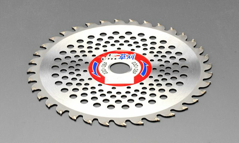 【メーカー在庫あり】 エスコ(ESCO) 255mmx40T 超硬チップソー 草刈機用 000012090193 HD