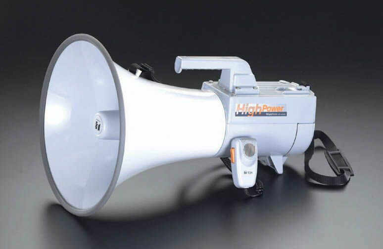 ●サイズ:φ351×512mm●付属品:防滴カバー●通達距離:音声:800m、ホイッスル:1000m●電源:単1電池×10本●重量:約3.6kg抗菌仕様 電池は別売000012070021楽天 HD店　