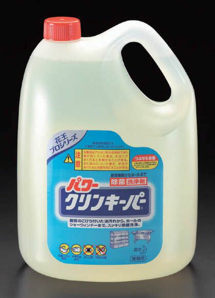 【メーカー在庫あり】 エスコ ESCO 5L 厨房機器・設備用洗剤 パワークリーンキーパー 000012066060 HD店