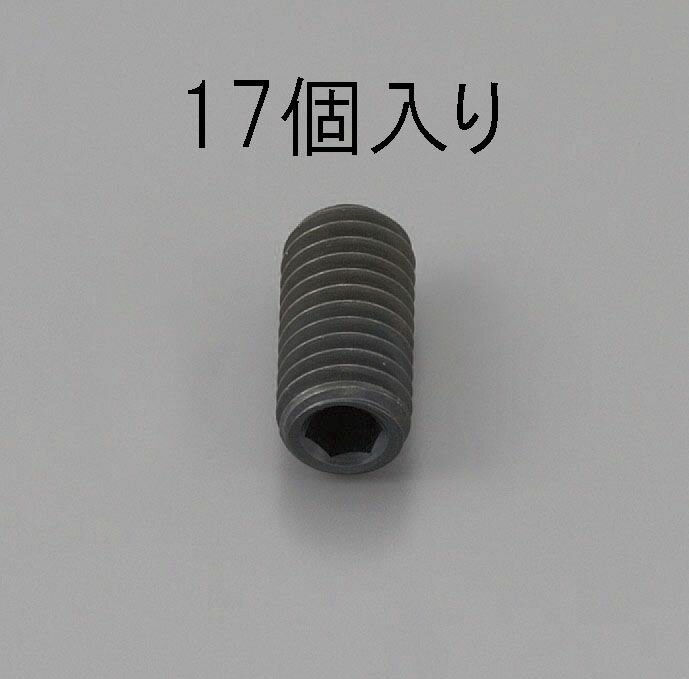 【メーカー在庫あり】 エスコ ESCO M5 x 6mm 六角穴付止ねじ クロメート/17本 000012220876 HD