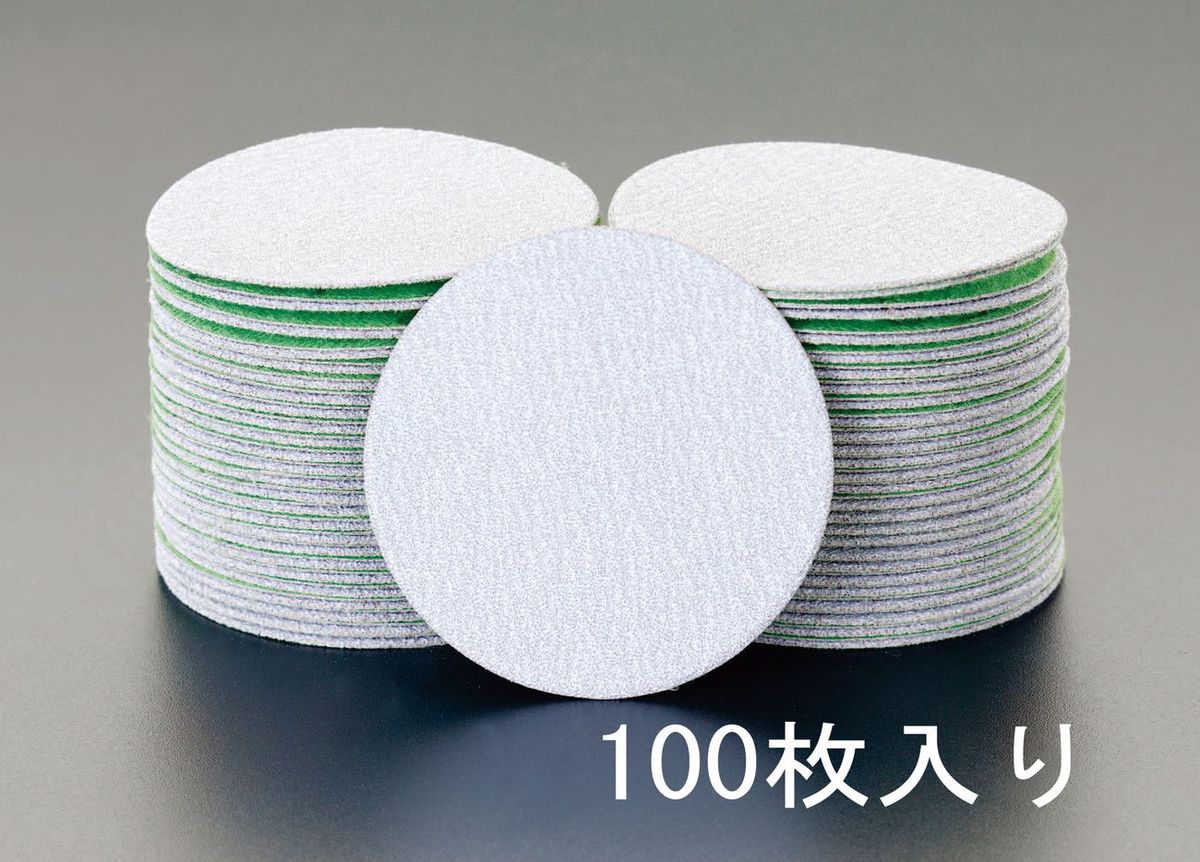 直径：75mm用途：金属、木工、その他各種研磨作業用粒度：#60入数：100枚マジック式000012095604 HD　