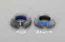 【メーカー在庫あり】 エスコ(ESCO) EA162SR用 0.7mm ワイヤーホイール(ベント/スチール製) 000012236199 HD