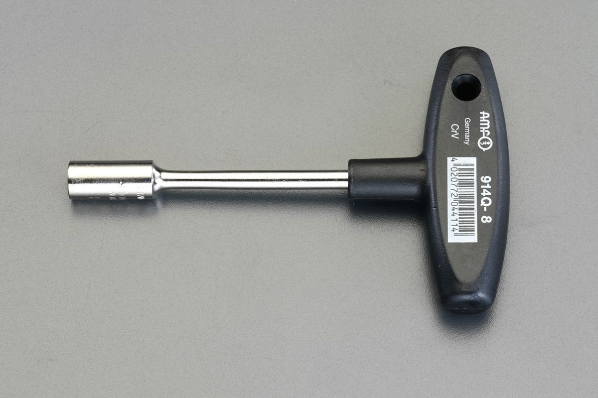 ●材質…ソケット：クロムバナジウム鋼(ニッケルメッキ)、グリップ：耐衝撃プラスチック●軸長…125mm●グリップ幅…100mm●スクエアサイズ…8mm●先端外径…14mm●全長…151mm000012027757楽天 HD店　