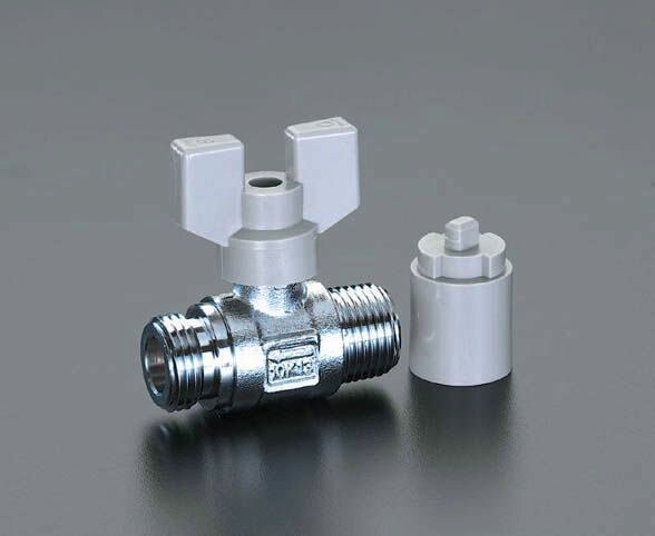 ●耐圧:0.73MPa(7.5kg//cm2)●材質:黄銅●呼径:20●取付ねじ:R3/4"×G3/4"●使用流体:上水道首長ハンドル兼用タイプハンドルはワンタッチ脱着式です000012012723 HD　