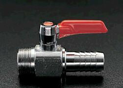 【メーカー在庫あり】 エスコ ESCO R 1/2"x16.0mm ボールバルブ(ステム式 ミニチュア) 000012013143 HD