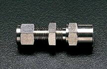 ●材質:SUS316●使用温度:-196-600°C●適用パイプ外径:4mm●取付ねじ:Rc（PT）1/8"●最高取付板厚:13.0mmチューブ使用時は、インサートリングが別途必要となります。000012050549 HD