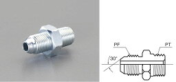 【メーカー在庫あり】 エスコ ESCO G 1/4"xR 1/4" ニップル(油圧用) 000012206401 HD