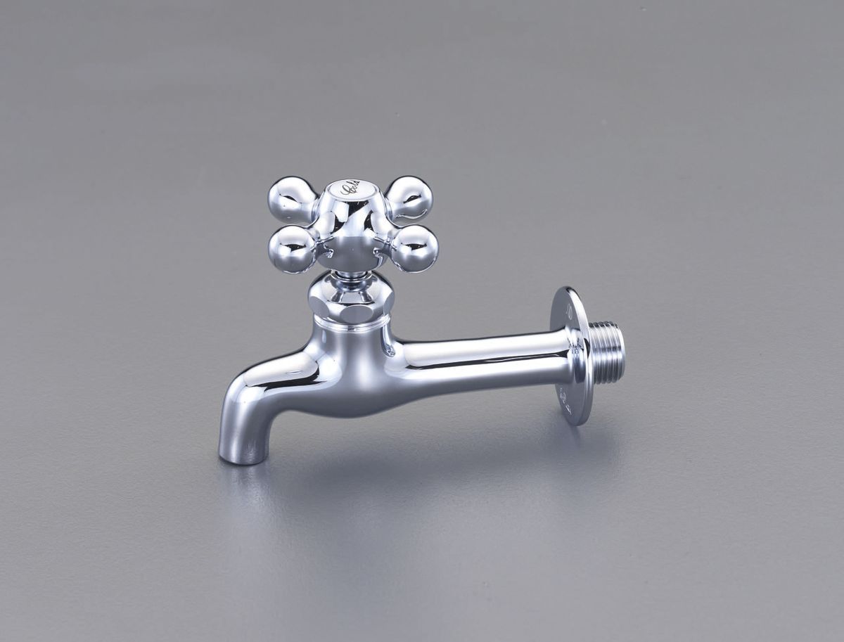 【メーカー在庫あり】 エスコ ESCO PJ 1/2" 胴長横水栓 000012207973 HD