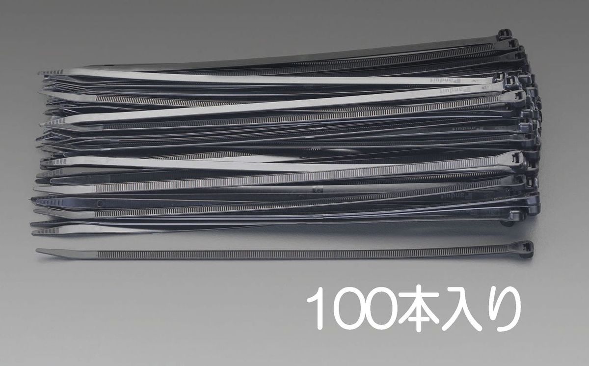 【メーカー在庫あり】 エスコ ESCO 157x 4.3mm 結束バンド(耐候性/100本) 000012225272 HD店