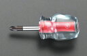 【メーカー在庫あり】 EA557CB2 エスコ ESCO #2x 38mm + ドライバー スタビー型 クリスタル 000012030132 HD店(4)