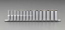 【メーカー在庫あり】 エスコ ESCO 1/2"sq ディープソケットセット 000012263321 HD店