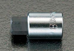 【メーカー在庫あり】 エスコ ESCO 1/4"sqx10mm INHEX ソケット 000012015363 HD店