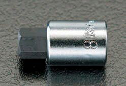 【メーカー在庫あり】 エスコ ESCO 1/4"sqx 6mm INHEX ソケット 000012015434 HD店