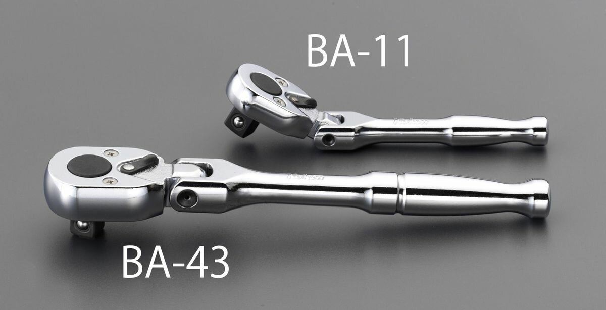 ●全長…175mm●差込角…3/8”sq (9.5mm)●ギア数…24歯●送り角…15°●重量…250g●材質…クロムモリブデン鋼●仕上げ…ミガキタイプ首振りヘッド゛式左右切替式爪と本体でギアを支える高信頼構造とトルクアップを実現する2の爪ギア駆動方式のラチェットハンドルです。000012253570楽天 HD店　